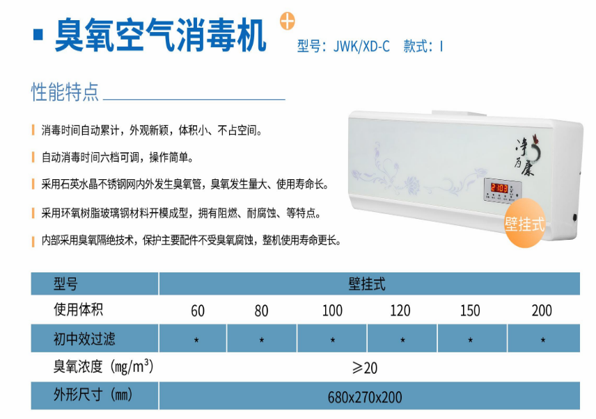 凈為康JWKXD-C款式Ⅰ（120?）壁掛式，臭氧空氣消毒凈化機(jī)1.png